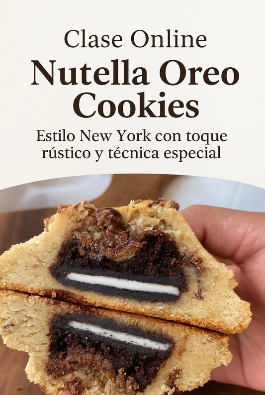Clase Online Nutella Oreo Cookies