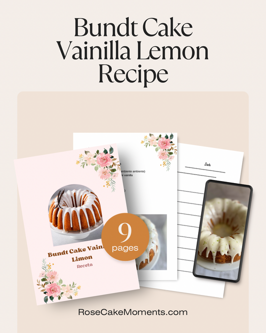 Bundt Cake Vainilla Lemon Recipe